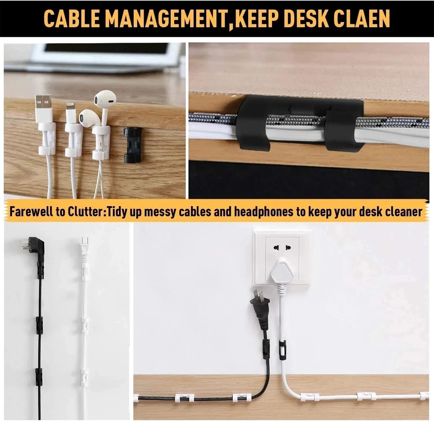 Cable Clips Organizer
